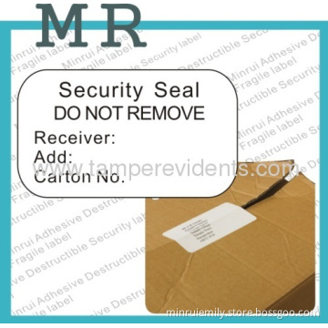 Custom Shipping Security Labels 